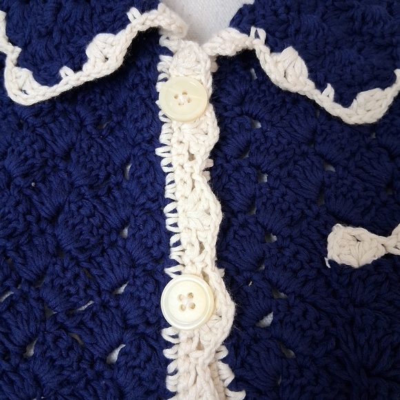Alex Mill Molly Hand- Crochet Cardigan Size Medium NWOT - Picture 15 of 16